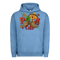 Pigment Pebble Blue Papa cito Urban Hoodie - NancyCooperArtShop