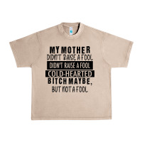 French Oak my mother black Urban Heavy Tee - RacoonDesign