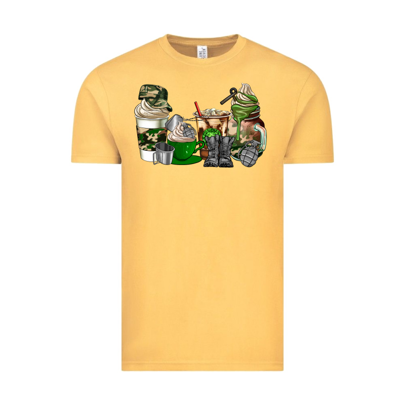 Veteran Coffee Cups Vintage Tee by AdoDesignShop | Teevron