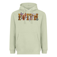 Matcha faith with praying hands Heavyweight Hoodie - NancyCooperArtShop