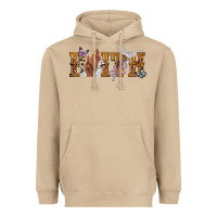 Mushroom faith with praying hands Heavyweight Hoodie - NancyCooperArtShop