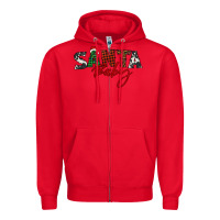 Red Santa baby Zipper Hoodie - BarkalooDesign