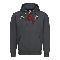 Smoke Santa baby Zipper Hoodie - BarkalooDesign