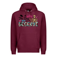 Burgundy have the day you deserve Premium Hoodie - Artiststas