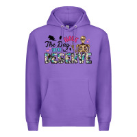 Purple have the day you deserve Premium Hoodie - Artiststas