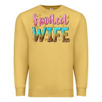 Antique Gold spoiled wife Premium Sweatshirt - NancyCooperArtShop