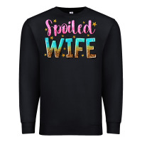 Black spoiled wife Premium Sweatshirt - NancyCooperArtShop