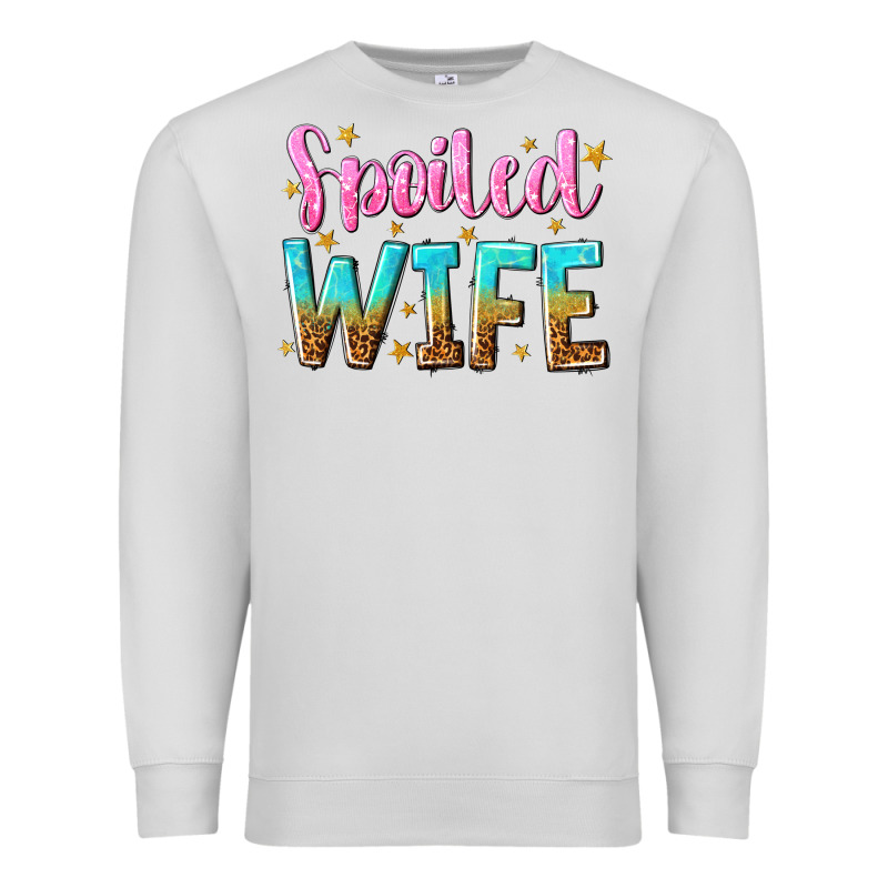 Spoiled Wife Premium Sweatshirt by NancyCooperArtShop | Teevron