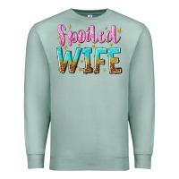 Seafoam spoiled wife Premium Sweatshirt - NancyCooperArtShop