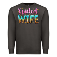 Smoke spoiled wife Premium Sweatshirt - NancyCooperArtShop