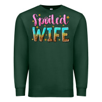 Sports Green spoiled wife Premium Sweatshirt - NancyCooperArtShop