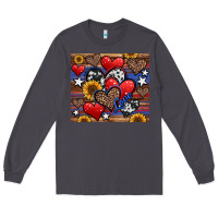 Smoke 4th of july american hearts Long Sleeve Tee - Jasminsmagicworld