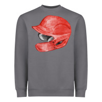 Storm red baseball batting helmet fa element Heavyweight Sweatshirt - FaDigitalArtStudio