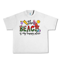 Lunar Rock the beach is my happy place Urban Heavy Tee - CowhideDigitalArt