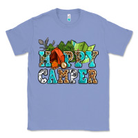 Happy Camper With Trees And Map Classic Tee | Teevron
