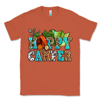 Copper happy camper with trees and map Classic Tee - AdoDesignShop