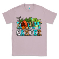 Lilac happy camper with trees and map Classic Tee - AdoDesignShop