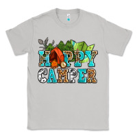 Moon Dust happy camper with trees and map Classic Tee - AdoDesignShop