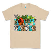 Mushroom happy camper with trees and map Classic Tee - AdoDesignShop