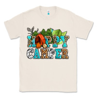 Natural happy camper with trees and map Classic Tee - AdoDesignShop