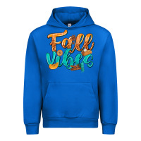 Cobalt Fall Vibes with Food Urban Hoodie - texasbilliewilder