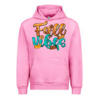 Fuchsia Pink Fall Vibes with Food Urban Hoodie - texasbilliewilder