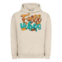 Pigment French Oak Fall Vibes with Food Urban Hoodie - texasbilliewilder