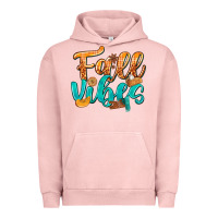 Pigment Salmon Fall Vibes with Food Urban Hoodie - texasbilliewilder