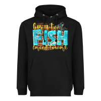 Black born to fish forced to work Heavyweight Hoodie - NancyCooperArtShop