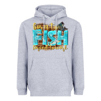 Heather Grey born to fish forced to work Heavyweight Hoodie - NancyCooperArtShop