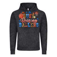 Vintage Black busy raising ballers basketball Vintage Hoodie - Zillion Design Studio