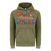 Vintage Olive busy raising ballers basketball Vintage Hoodie - Zillion Design Studio