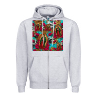 Lady Of Guadalupe Western Seamless Zipper Hoodie | Teevron