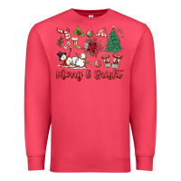 Cardinal merry bright Premium Sweatshirt - MaliasSmallBusiness