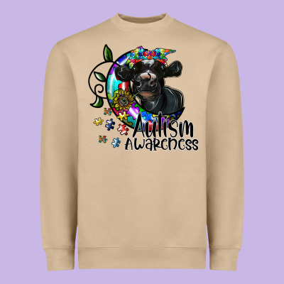 Autism Awareness Heavyweight Sweatshirt Designed By Sublimationcraftshop