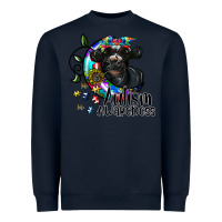 Navy autism awareness Heavyweight Sweatshirt - SublimationCraftShop
