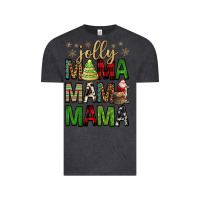 Vintage Black jolly mama mama mama Vintage Tee - FaDigitalArtStudio