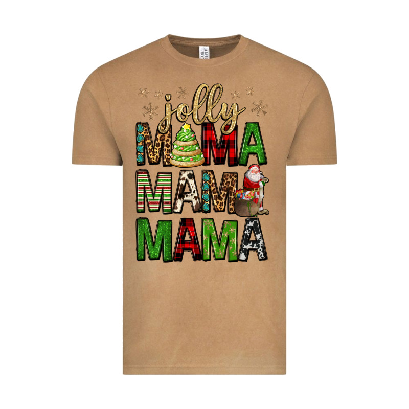 Jolly Mama Mama Mama Vintage Tee by FaDigitalArtStudio | Teevron
