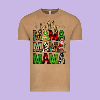 Jolly Mama Mama Mama Vintage Tee Designed By Fadigitalartstudio