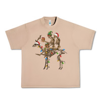 Burro Christmas deer and skeletons Urban Heavy Tee - FaDigitalArtStudio