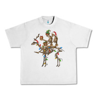 Lunar Rock Christmas deer and skeletons Urban Heavy Tee - FaDigitalArtStudio