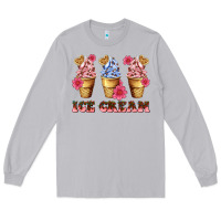 Moon Dust floral ice cream Long Sleeve Tee - AdoDesignShop