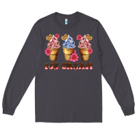 Smoke floral ice cream Long Sleeve Tee - AdoDesignShop