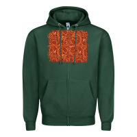 Sports Green serape turquoise  leather background Zipper Hoodie - Jasminsmagicworld
