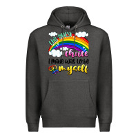 Charcoal Heather the only choice i made was to be myself Premium Hoodie - Artiststas