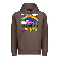 Coffee the only choice i made was to be myself Premium Hoodie - Artiststas