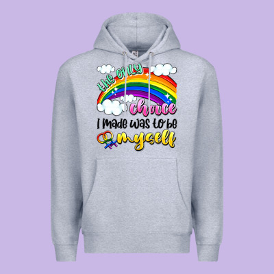 The Only Choice I Made Was To Be Myself Premium Hoodie Designed By Artiststas