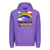 Purple the only choice i made was to be myself Premium Hoodie - Artiststas
