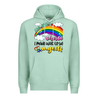 Seafoam the only choice i made was to be myself Premium Hoodie - Artiststas