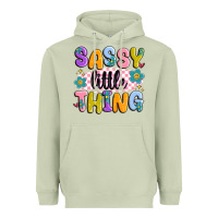 Matcha sassy little thing Heavyweight Hoodie - MaliasSmallBusiness
